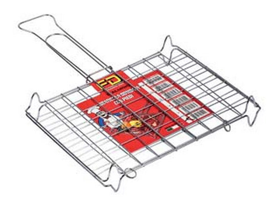 griglia a rete doppia con piedi - cm.22x27 cod:ferx.fer411332