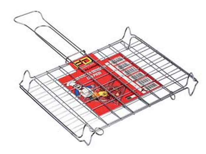 griglia a rete doppia con piedi - cm.30x40 cod:ferx.fer411356