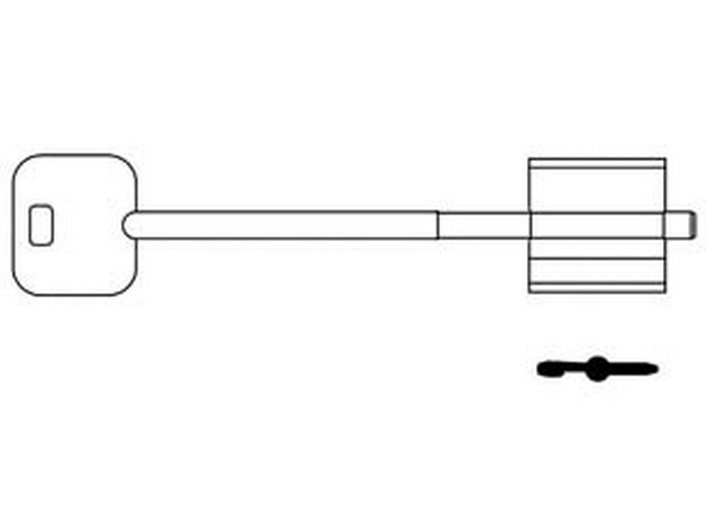 chiavi doppia mappa cr 10b - mm.116 cod:ferx.fer412803