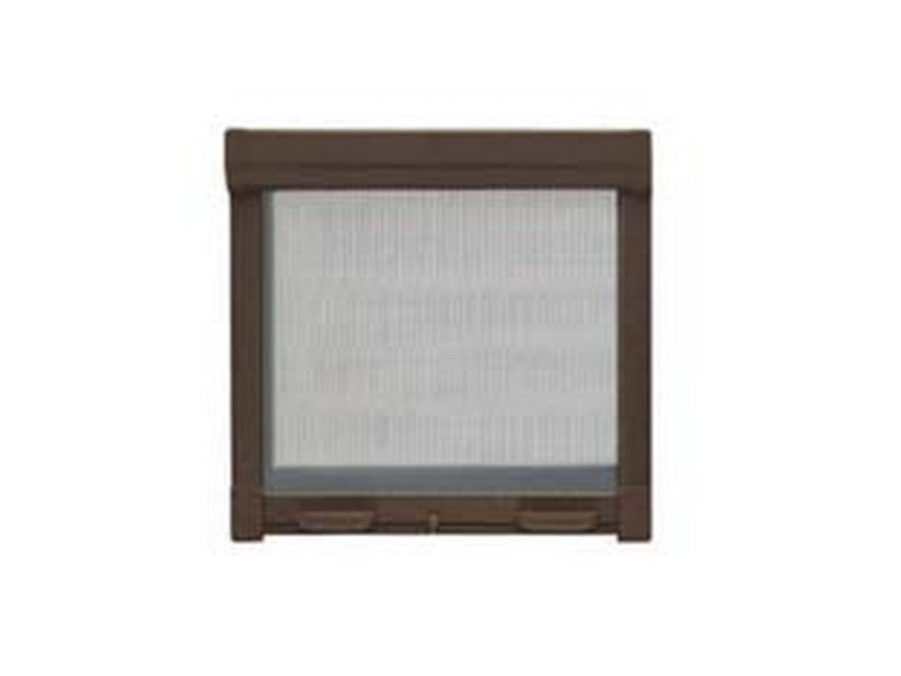 zanzariera a rullo verticale con frizione colore marrone - cm.60x150h. cod:ferx.fer413947