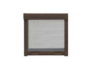 zanzariera a rullo verticale con frizione colore marrone - cm.60x150h. cod:ferx.fer413947