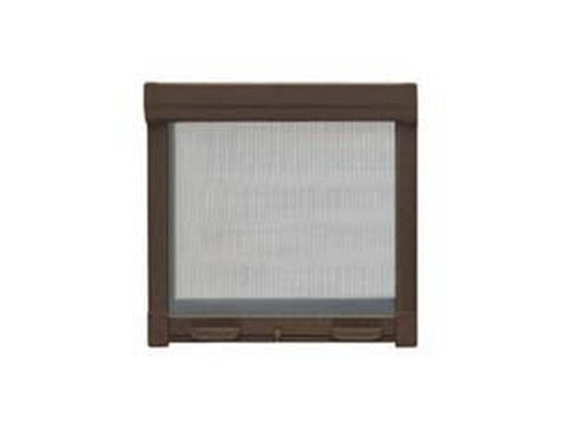 zanzariera a rullo verticale con frizione colore marrone - cm.80x160h. cod:ferx.fer413954