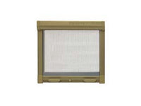 zanzariera a rullo verticale con frizione colore bronzo - cm.80x160h. cod:ferx.fer414029
