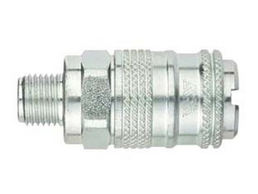 rubinetto rapido universale sfere filettato maschio attacco cilindrico 1/2  cod:ferx.fer416641