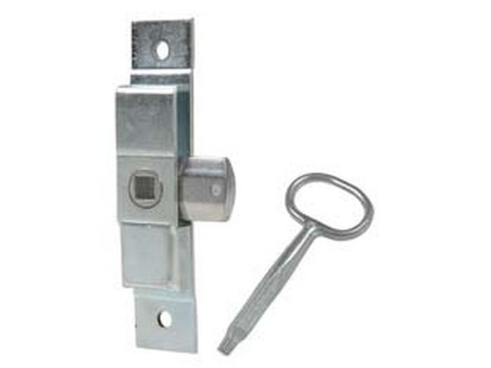 chiusura a tavellino in acciaio zincato art.023g - mm.101x18 cod:ferx.fer417150