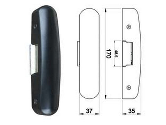 incontri elettrici per porte antipanico 9540 - colore nero  cod:ferx.fer417198