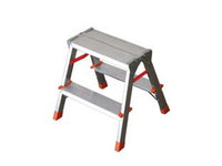 scala doppia salita in alluminio filo - 3 gradini cm.46x16,5x62h kg.3 (fi-3) cod:ferx.fer417266