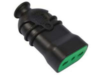 presa dritta 2 poli + terra bipasso 16a nera hi-pro - nera 81111 cod:ferx.fer417631