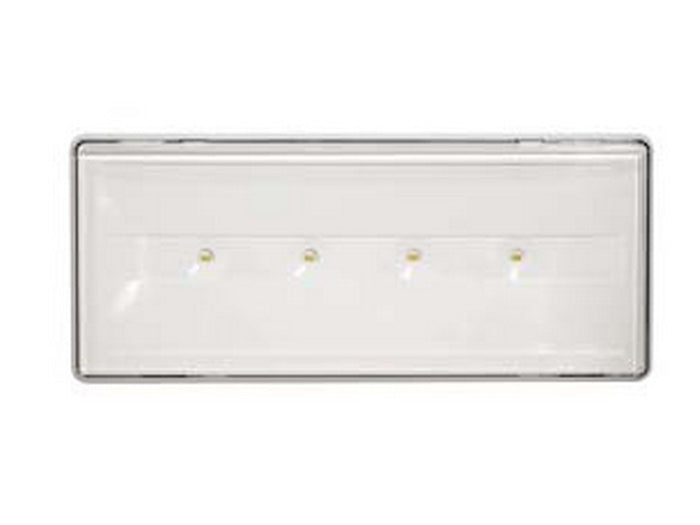 lampada emergenza led da parete e da incasso stile + - 11w - 4000?k naturale - mm.119x280x46h cod:ferx.fer420808