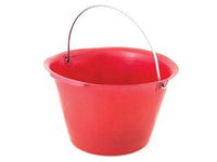 caldarella da muratore rossa - ø cm.34 - lt.8  cod:ferx.fer421706