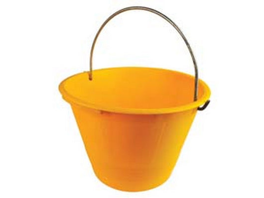 caldarella da muratore gialla - ø cm.36 - lt.10  cod:ferx.fer421713