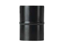 raccordo m/m per stufe a pellet nero opaco pesante mm.1,2 - ? cm.8 m/m cod:ferx.fer424004
