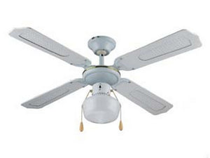 ventilatore tipo legno bianco da soffitto 1 luce - ? 107 cm cod:ferx.fer424370