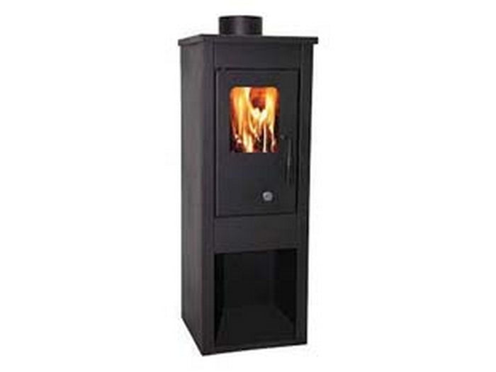 stufa a legna era 7 kw nera - misure cm.33x35x94h. - peso kg.42 cod:ferx.fer424684