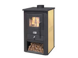 stufa a legna pallade 10,7 kw avorio - misure cm.50x41x86h. - peso kg.58 cod:ferx.fer424714