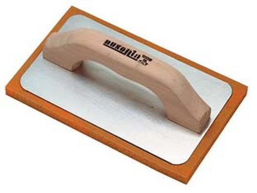 frattone gommaspugna per intonaco base alluminio e manico in legno - cm.21x cod:ferx.fer426787