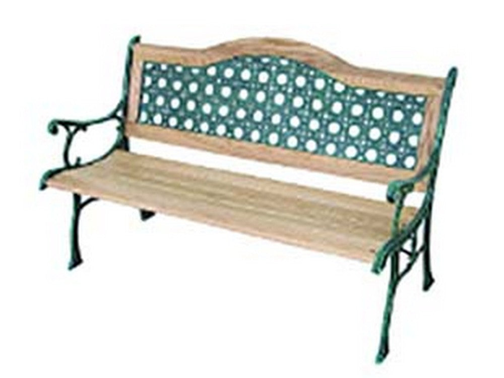 panchine losanghe cerchi - tipo normale - cm.126x60x81h. - peso kg.29 cod:ferx.fer427463