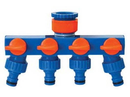 presa rubinetto 4 uscite - cm.17,5x6,5x10,5 - peso gr.155   cod:ferx.fer427494