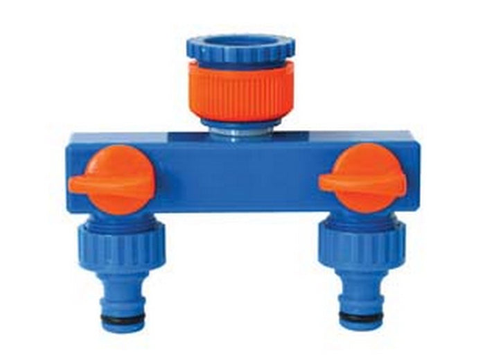 presa rubinetto 2 uscite - cm.12,6x5,8x10,5 - peso gr.103 cod:ferx.fer427500