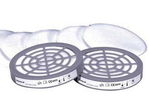 kit 6 prefiltri p2 e 2 adattatori per semi a m6400 jupiter - pre p2 cod:ferx.fer428125