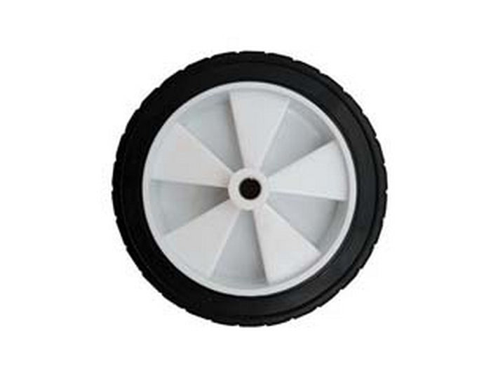 ruota per carrello portacasse piena mm.150 - ? mm.150x40 - ? foro mm.12 - interasse mm.55 cod:ferx.fer428736
