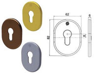 mostrina interna/esterna cilindro europeo serie t mm62x82x6 ottone lucido cod:ferx.fer430616