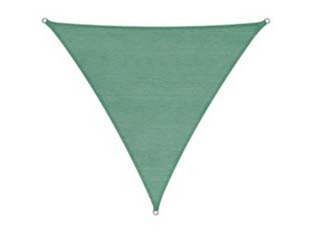 vela ombreggiante hdpe triangolare verde - mt.3,6x3,6x3,6 cod:ferx.fer430692