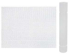 rete per ponteggi bianca in plastica con asole - mt.1,80h. in rotoli da mt 10 (mq.18) cod:ferx.fer430821