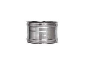 raccordo per tubo acciaio inox f/f 304 monoparete spessore mm.0,5 - ff ? mm.250 cod:ferx.fer431125