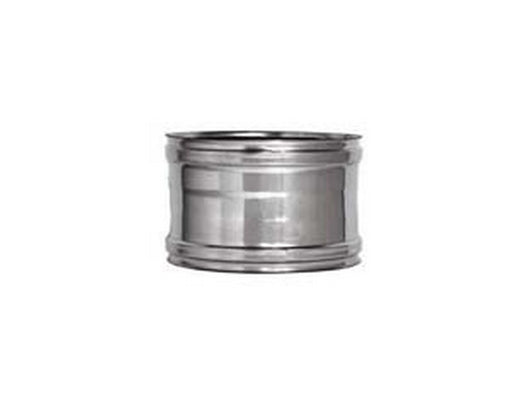 raccordo per tubo acciaio inox f/f 304 monoparete spessore mm.0,5 - ff ? mm.100 cod:ferx.fer431057