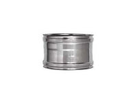 raccordo per tubo acciaio inox f/f 304 monoparete spessore mm.0,5 - ff ? mm.150  cod:ferx.fer431095