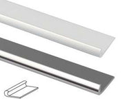 profilo unghietta in alluminio  - mm.25 mt.1 argento cod:ferx.fer432481