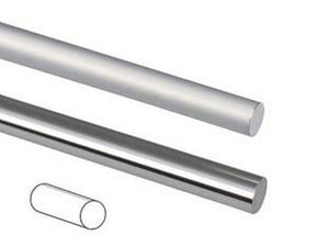 profilo tubo tondo pieno in alluminio  - ø mm.6 mt.1 argento cod:ferx.fer432566