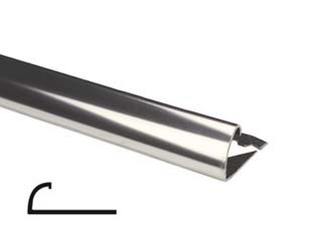 profilo rondinox mt.2,5 acciaio inox lucido - mm.8 cod:ferx.fer432818