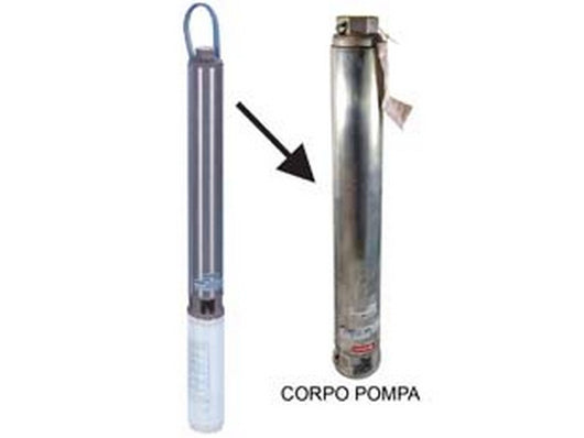 corpo pompa per elettropompa sommersa da 4" mono e trifase kw 1,10 cod:ferx.fer433211