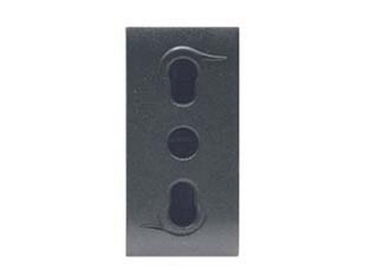 presa sicurezza bivalente "onda"  - 2 poli+terra 10/16a alveoli ø mm.4/5 (7 cod:ferx.fer433679