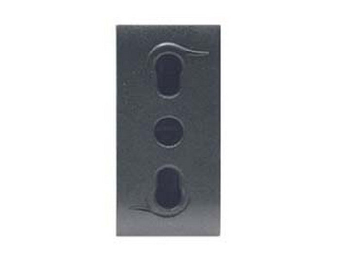 presa sicurezza bivalente "onda"  - 2 poli+terra 10/16a alveoli ø mm.4/5 (7 cod:ferx.fer433679