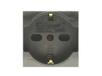 presa sicurezza schuko trivalente "onda" 2 poli+terra 10/16 schuko cod:ferx.fer433686