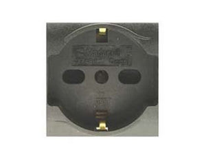 presa sicurezza schuko trivalente "onda" 2 poli+terra 10/16 schuko cod:ferx.fer433686