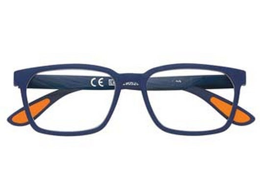 occhiale lettura montatura policarbonato soft touch blu/arancione pr80 - diottrie +3,5 - 31z-pr80-350 cod:ferx.fer434850