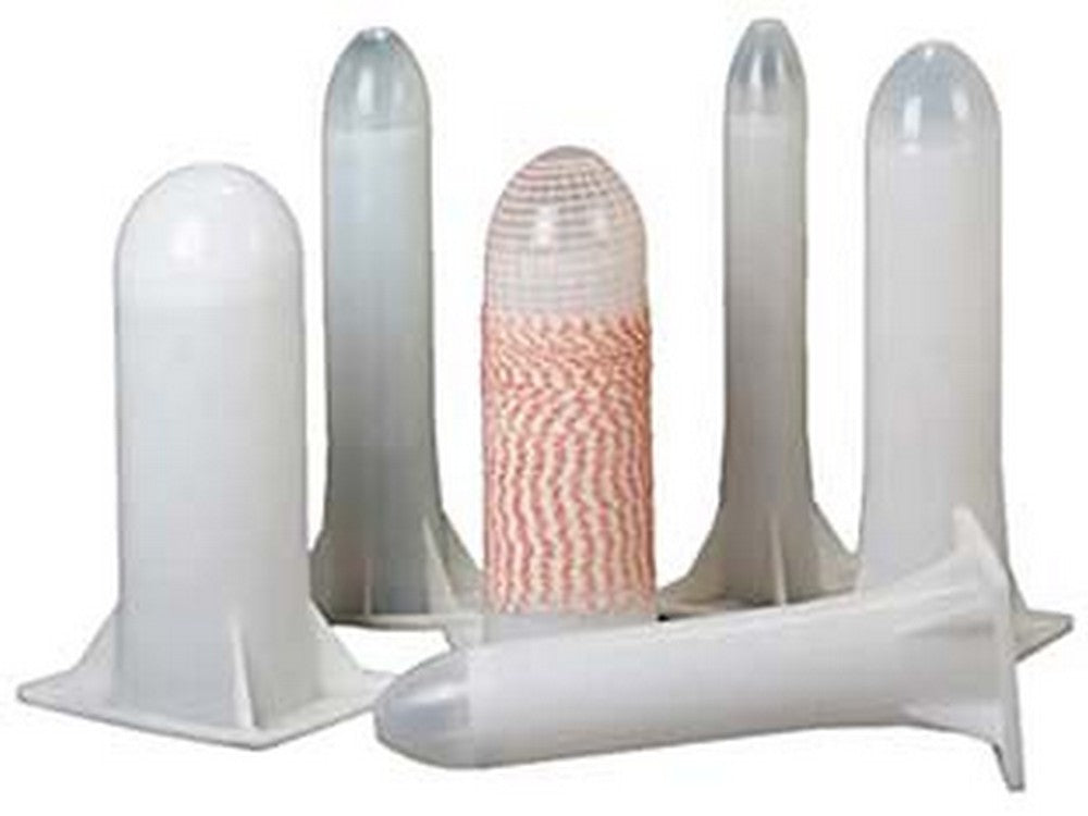 tubo ogiva per insaccati in polipropilene bianco - mm.125 cod:ferx.fer437417