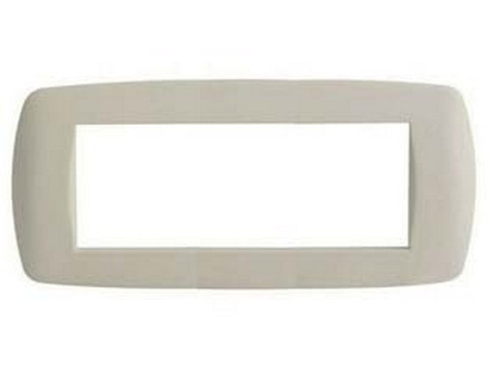 placca 6 posti "millennium" avorio - 6 posti - mm.199x84h. (7846.ta) cod:ferx.fer437837
