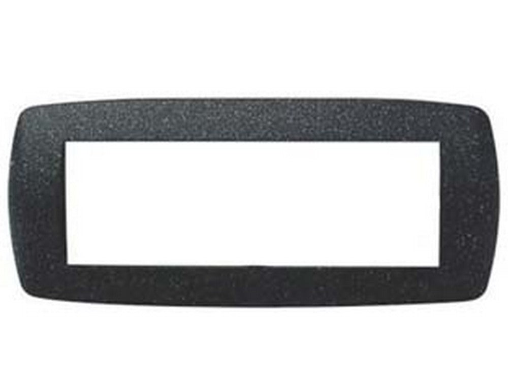 placca 6 posti "millennium" nera - 6 posti - mm.199x84h. (7846.t.n) cod:ferx.fer437875