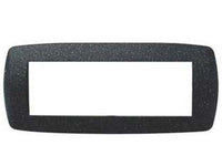 placca 6 posti "millennium" nera - 6 posti - mm.199x84h. (7846.t.n) cod:ferx.fer437875