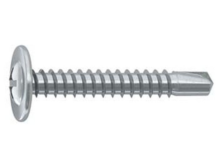 vite autoperforante tmt ranellata cava ph acciaio zincato bianco  mm4,2x19 cod:ferx.fer439336