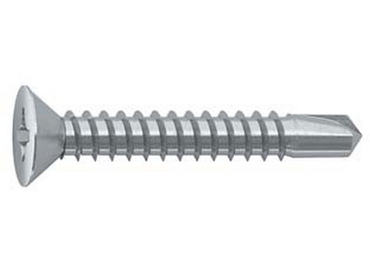 vite autoperforante tsp cava ph in acciaio zincato bianco - ø mm.4,8x45 cod:ferx.fer439695