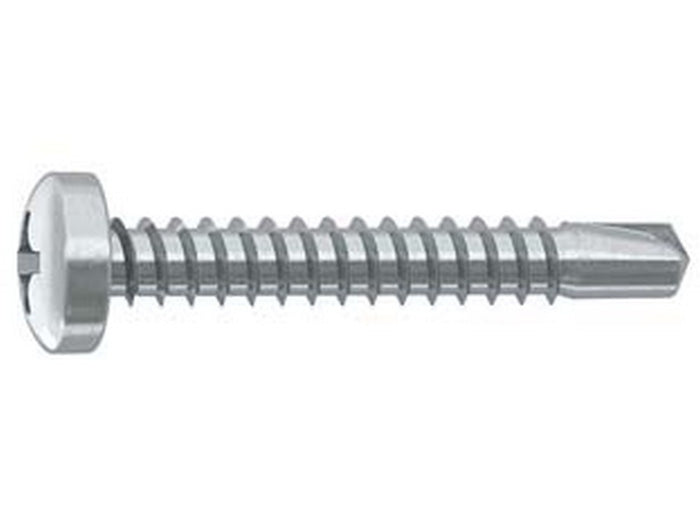 vite autoperforante tc cava ph in acciaio zincato bianco - ø mm.3,5x19 cod:ferx.fer439756
