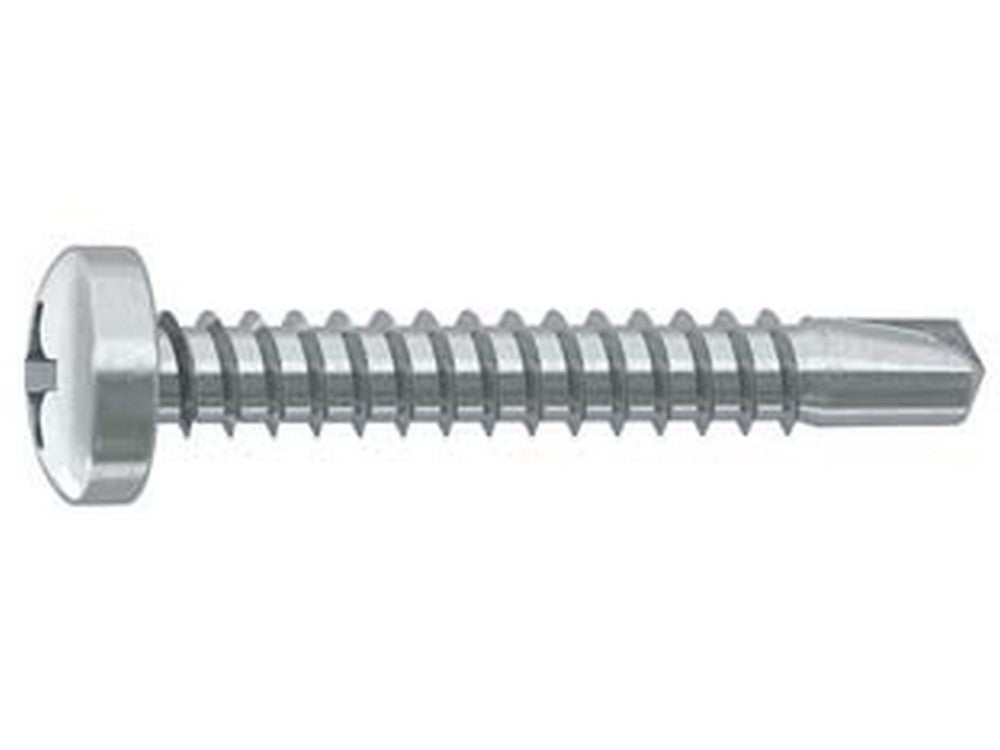vite autoperforante tc cava ph in acciaio zincato bianco - ø mm.4,8x22 cod:ferx.fer439923