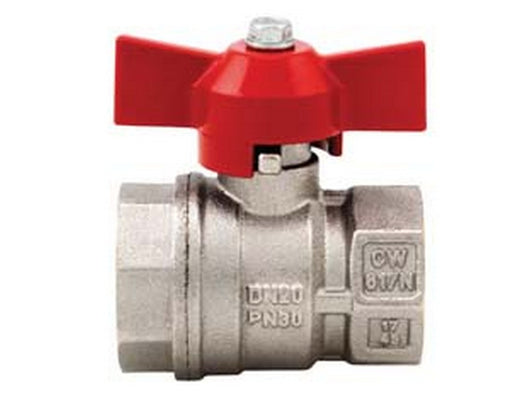 valvola sfera f/f maniglia farfalla "vienna" art.092 ff 3/8" pressione cod:ferx.fer442121