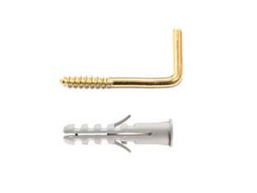 tassello nylon appendiquadro gancio ottonato pa 6 es/p5  mm4x20 cod:ferx.fer442336